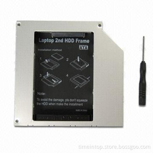 2.5-inch SSD Caddy for PC, Laptop with 12.7mm SATA OdD Bay